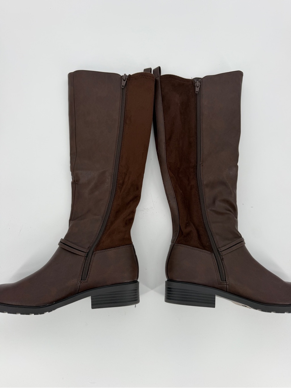 Style & Co Verrlee Knee High Riding Boots Mocha Women's - 6M - Picture 5 of 11